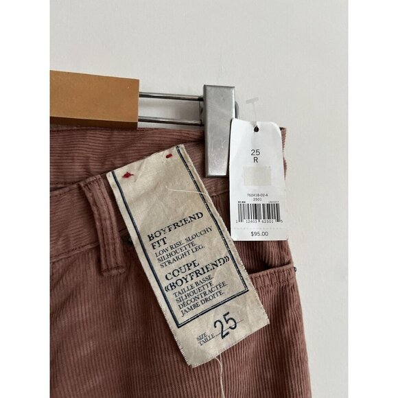 NWT Banana Republic boyfriend fit low rise slouchy silhouette straight leg 25 - Picture 3 of 6